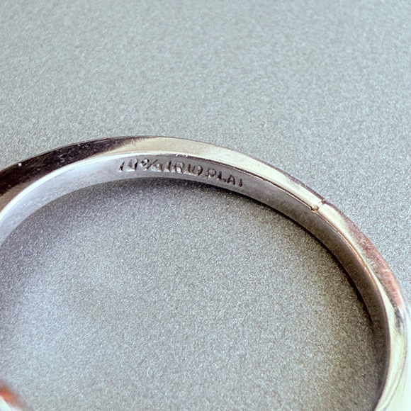 Estate Platinum 3.85 CT Solitaire White Spinel Engagement Ring Round Ring - Picture 5 of 15